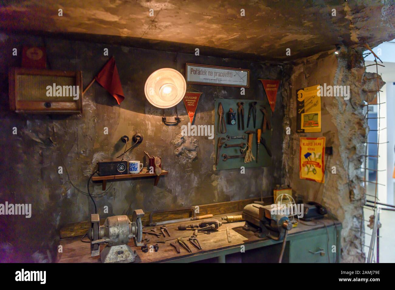 tools-inside-a-very-old-fashioned-workshop-in-soviet-era-czechosolvakia-2AMJ79E.jpg