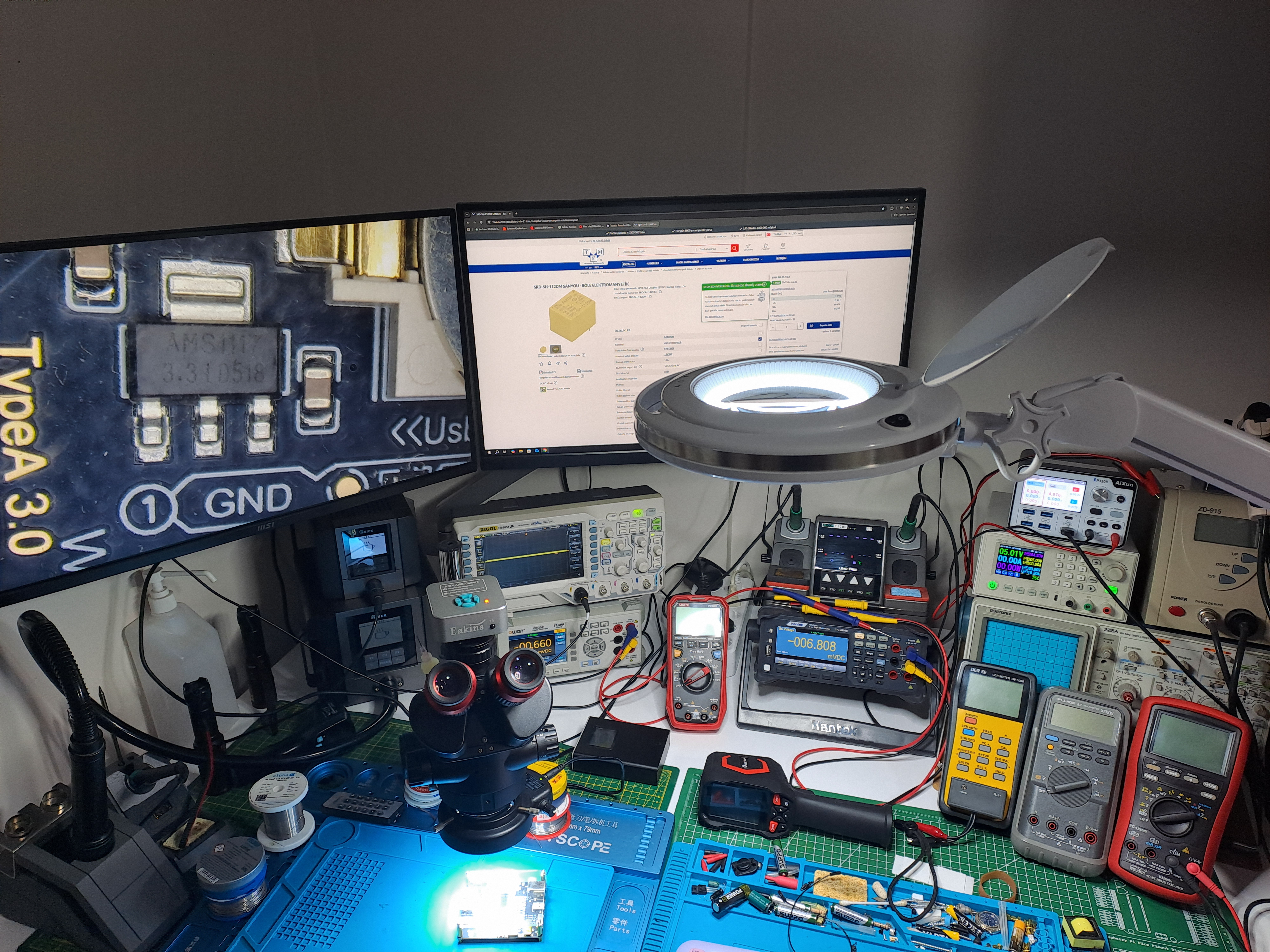 Hobi elektronik masam.